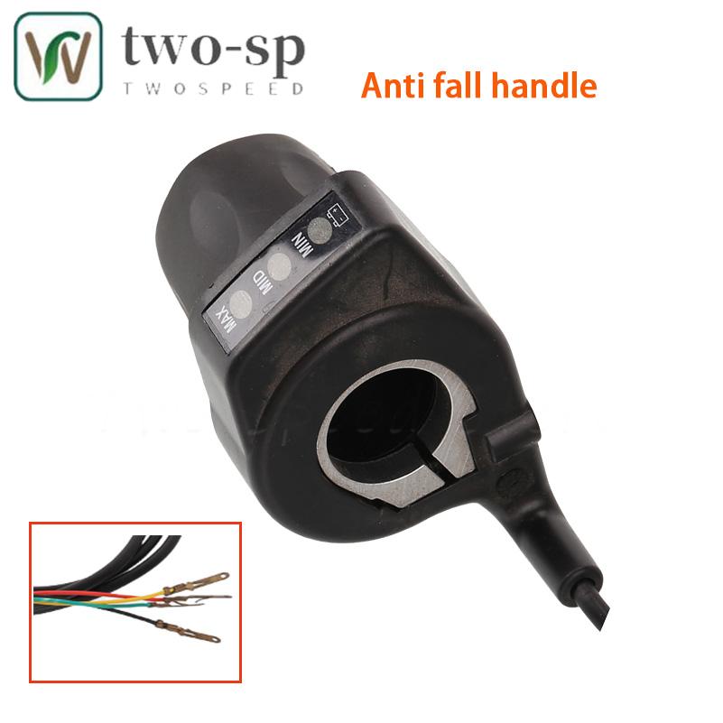 Waterproof Half Twist Throttle for Electric Bicycle Mountain Bike 12v-72v Modified Part Waterproof Joint Connector Accessories