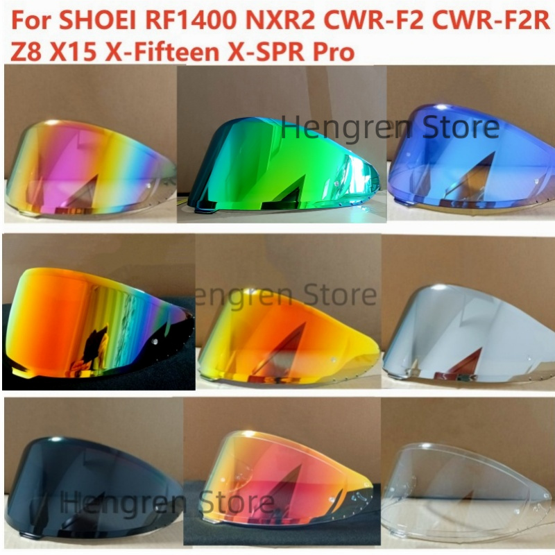 For SHOEI RF1400 NXR2 CWR-F2 CWR-F2R Z8 X15 X-Fifteen X-SPR Pro Helmet Visor Lens Shield Sunscreen Windshield Uv Protection Moto