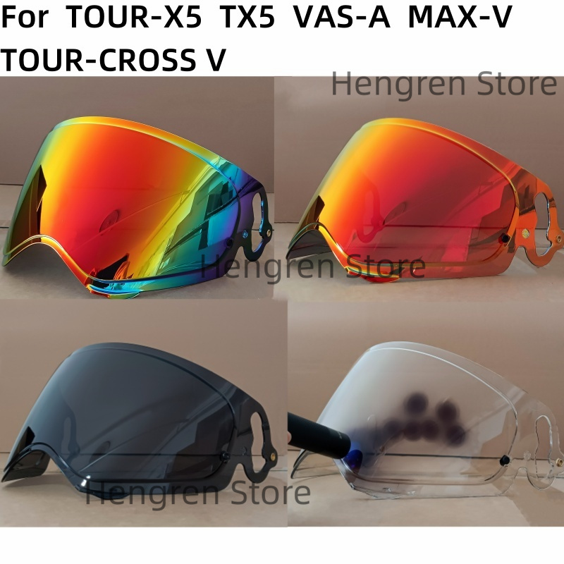 Helmet Visor Shield for ARAI TOUR-X5 TX5 VAS-A MAX-V TOUR-CROSS V TOUR-CROSS 5 XD-5 Lens Glass Viewfinder Windshield Accessories