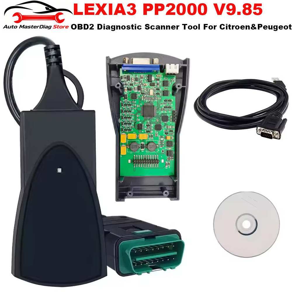 A+++ Lexia 3 PP2000 Chip WIFI Diagbox V9.85 Firmware Diagnostic Tools Lexia 3 OBD2 Auto Scanner Tools For Citroen&Peugeot