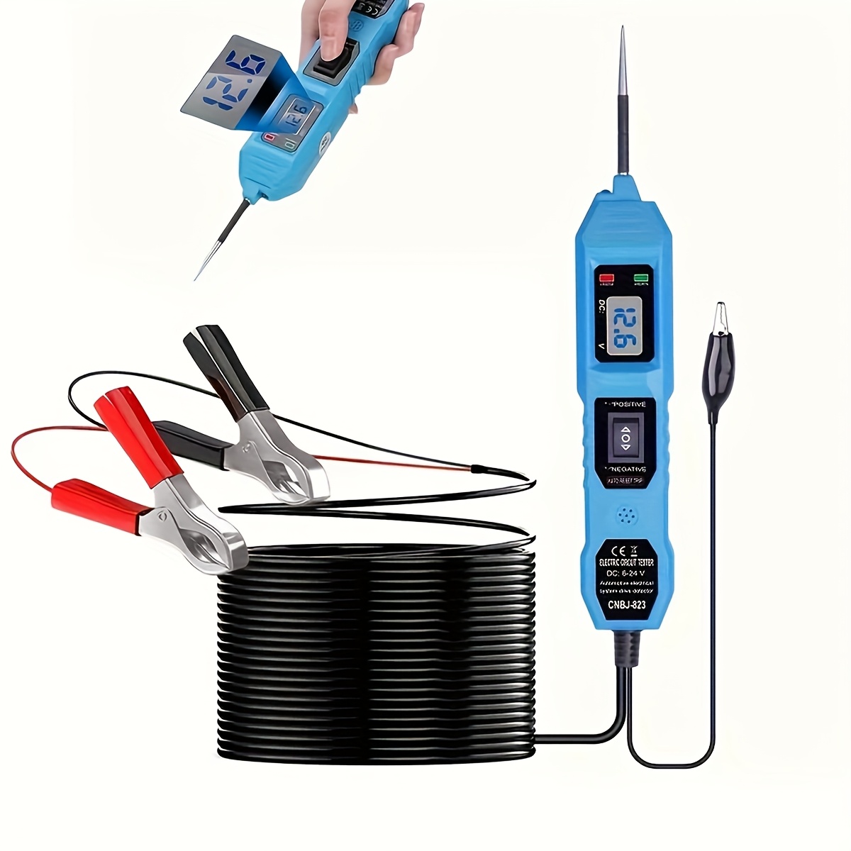 CNBJ-823 Car Battery Checker Auto Electrician Tool for Assessing Battery Health
