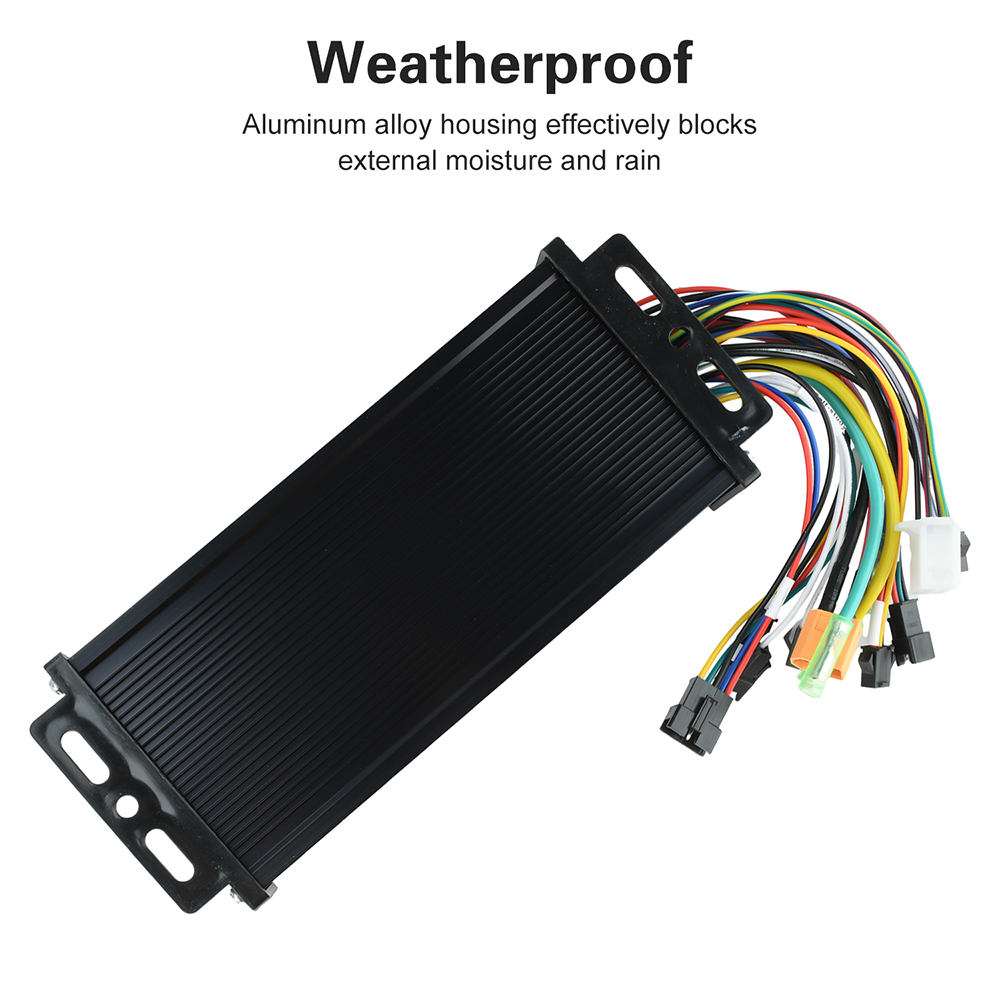 36V 48V 52V 60V 64V Sine Wave Brushless Motor Controller 1000W 2000W 40A For S866 V889 No. 2 Protocol LCD Instrument E-bicycle