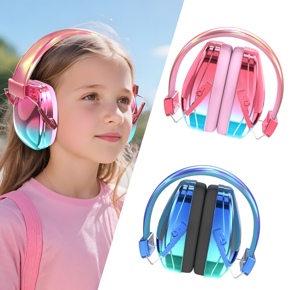 Cool Kids Ear Protection Safety Ear Muffs Noise Cancelling Headphones 25dB Hearing Protection Earmuffs for Children Teens Adults