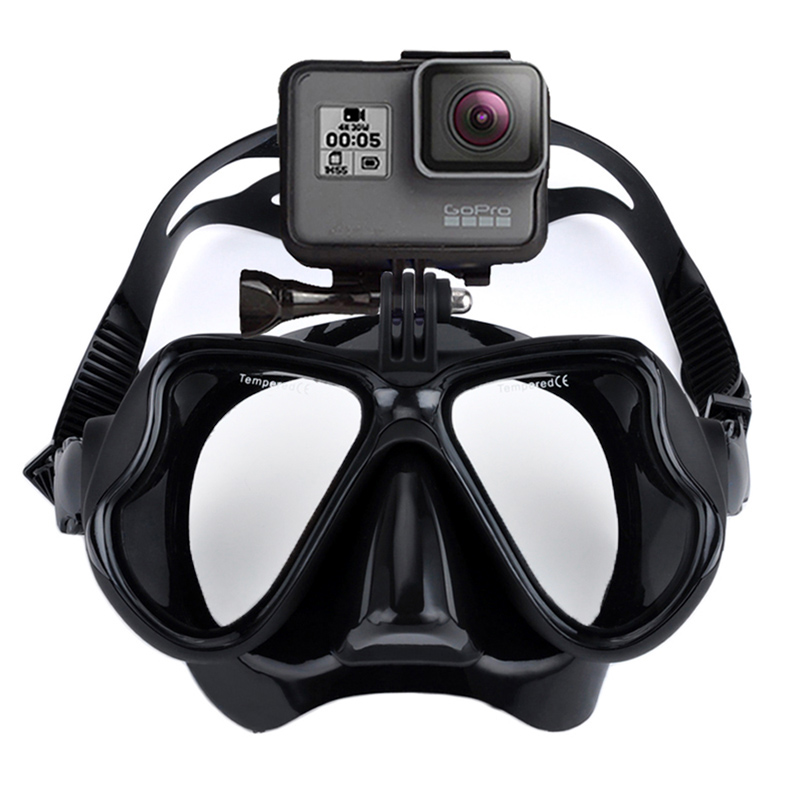 JoyMaySun Professional Underwater Mask Camera Diving Mask Swimming Goggles Snorkel Scuba Diving Camera Holder For GoPro